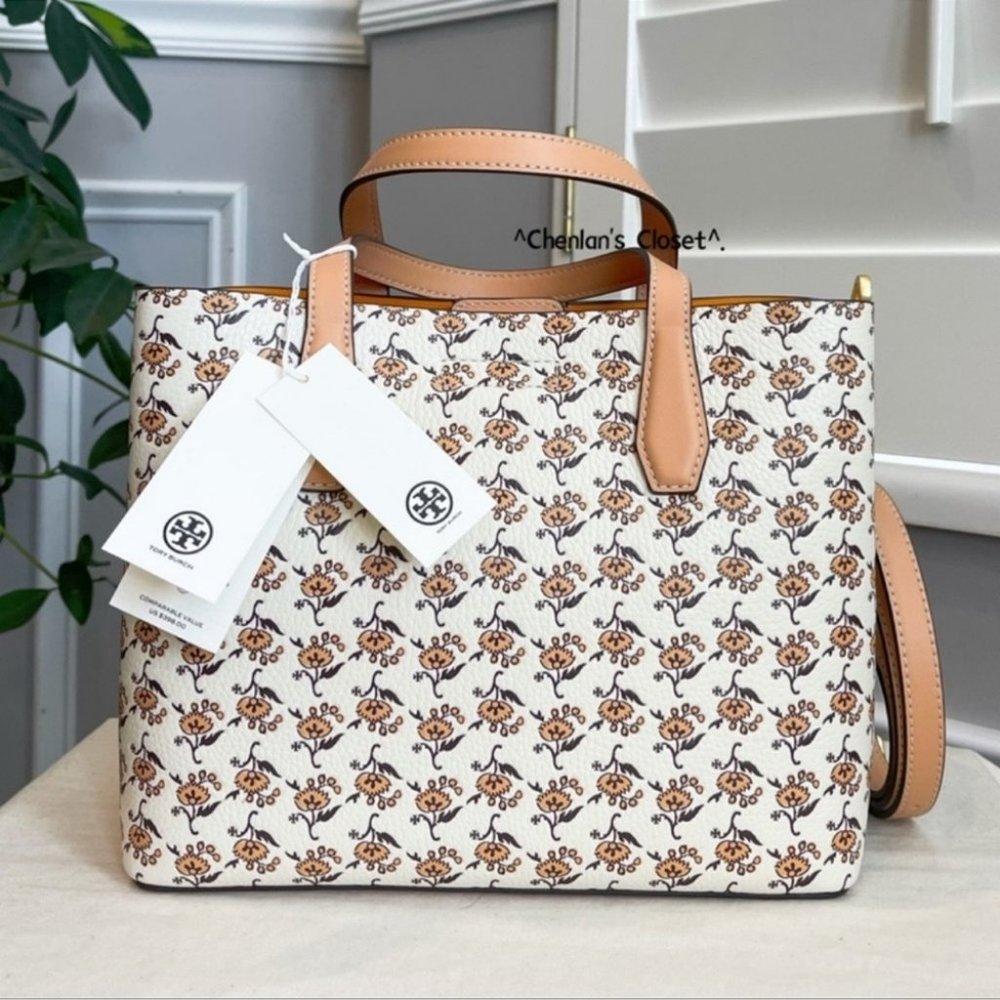 🔥NeW! Tory Burch Blake Small Print Tote - Picture 7 of 13